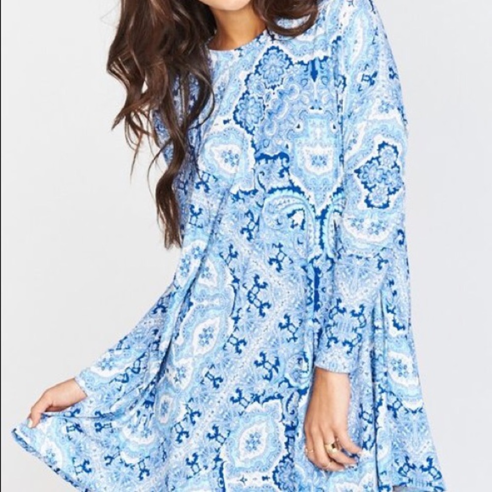 Show Me Your Mumu Blues Mus Tyler Tunic Dress NWT
